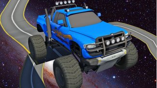 Galaxy stunt racing Game 3D screenshot 3