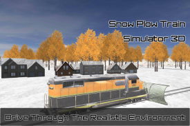 Snow Plowing Train 3D screenshot 0