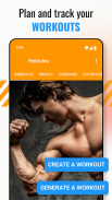 Workout Tracker & Gym Trainer - Fitness Log Book screenshot 1