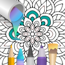100+ Mandala coloring pages Icon
