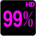 BN Pro Percent-b Neon HD Text Icon