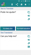 Portuguese English Translator screenshot 2