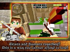Titan Attack on Block Kingdom screenshot 6