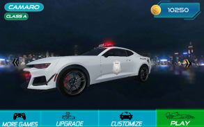 American Camaro Police Car Game: Police Games 2021 screenshot 1