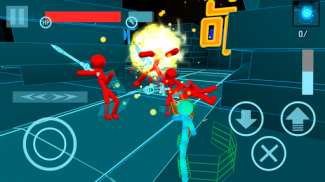 Çöp Adam Neon Gun savaşçıları screenshot 0