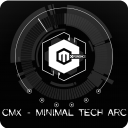 CMX - Minimal Tech Arc · KLWP Theme Icon