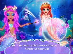 Mermaid Princess Love Story Dress Up & Salon Game screenshot 0