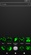 Flat Black and Green Icon Pack ✨Free✨ screenshot 9