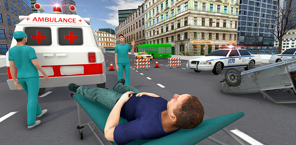 Play Ambulance Rescue Game Ambulance helicopter