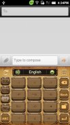 GO Keyboard Steam Punk theme screenshot 6