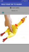 Squeaky Chicken Screaming Rooster Shape Toy Sound screenshot 3