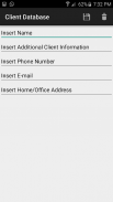 Client Database screenshot 2