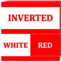 Inverted White and Red Icon Pack Free