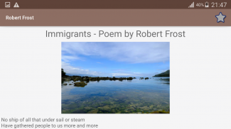 Robert Frost Poems screenshot 1