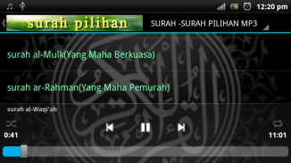 SURAH-SURAH PILIHAN MP3 screenshot 7