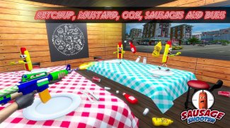 Sausage Shooter Gun Game – Shooting Games for Free screenshot 2