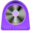 roxo violeta Locker Theme GO