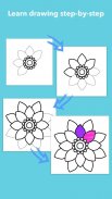 How To Draw Flowers screenshot 2