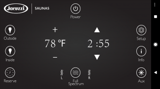 Jacuzzi® Sauna Connect App screenshot 0