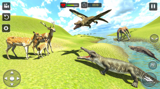 Wild Crocodile Sim Animal Game screenshot 0