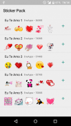 Figurinhas Eu Te Amo mi Amor WAStickerApps screenshot 3