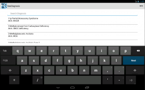 NeoDiagnosis screenshot 0