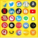 All In One Social Media,News,Sports,Shopping App Icon