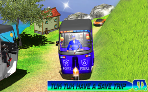 Police Tuk Tuk Rickshaw Games screenshot 1