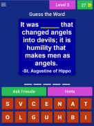 Saint Quotes (Catholic Game) screenshot 12