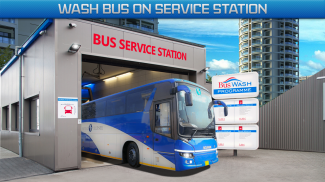 moderno ônibus: dirigindo estacionamento 3D screenshot 1