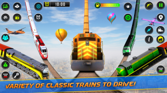 Mega Ramp Train Stunt Game screenshot 1