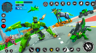 Wolf Robot Transforming Games – Robot Car Games screenshot 1
