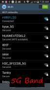 WiFi 5G Band screenshot 1