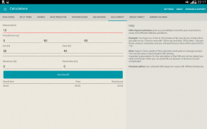 Calculateur de course screenshot 15