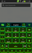 Color Keyboard Neon Green Free screenshot 7