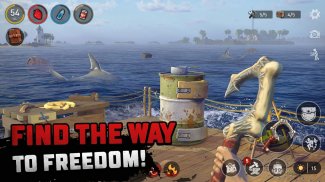 Trò chơi sống còn: Survival on Raft - Ocean Nomad screenshot 2