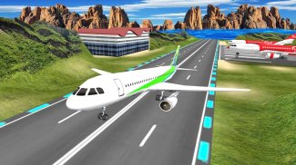 Airplane 3D Fly Sim – City Flight Adventure Games screenshot 1