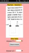 Pascal's Principle Hydraulic Lift SystemCalculator screenshot 1