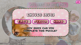 Puzzles of Kittens Free screenshot 1