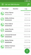 Numara ve SMS mesaj engelleme screenshot 3