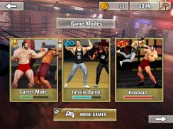Bodybuilder Fighting Club 2019: Permainan Gulat screenshot 1