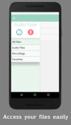 Audio Note screenshot 1
