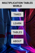 Multiplication Tables World screenshot 0