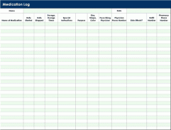 Office Log Templates screenshot 4