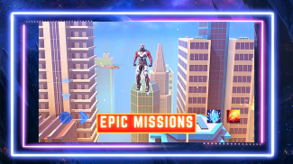 Super hero Flying iron jet man screenshot 0