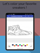 Sneakers Art Coloring Book screenshot 5