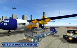 Police Airplane Dog Transport screenshot 11