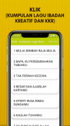 KLIK - Kumpulan Lagu Ibadah Kreatif dan KKR screenshot 0