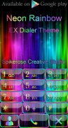 Neon Rainbow Go Locker theme screenshot 2