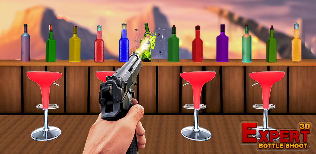 Bottle Shooter 3D Sniper: Jogos Online Grátis de Tiro em Garrafa - Ganhe  jogos de tiro em garrafa Desafio